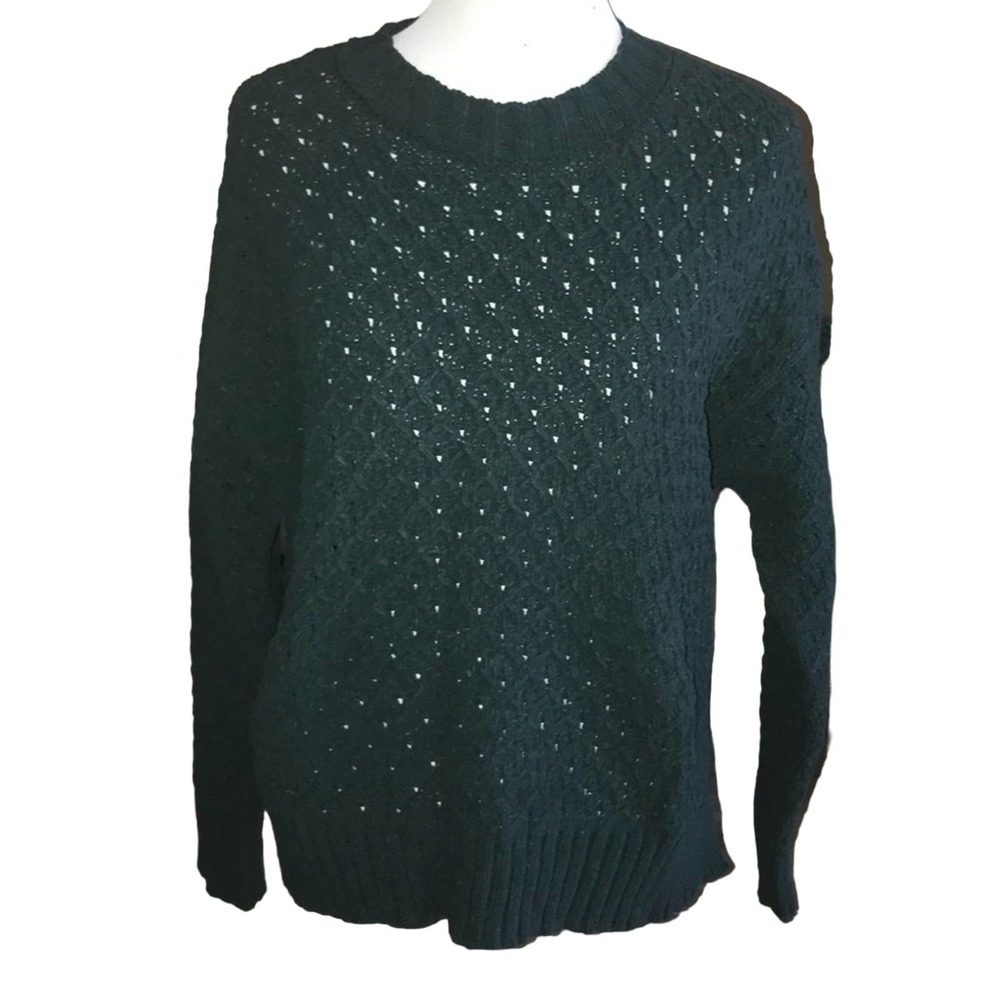 A NEW DAY LIGHTWEIGHT HUNTER GREEN PULLOVER SWEATER LARGE
